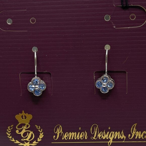 BLUE BONNET Premier Designs earrings - Picture 1 of 1